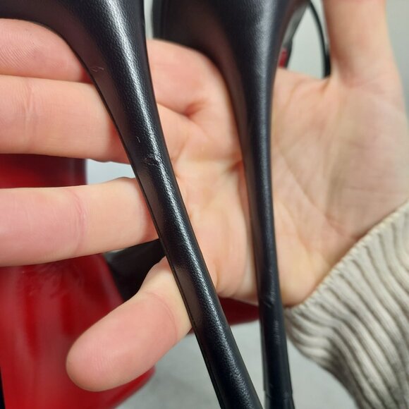 Christian Louboutin Loubi Queen Alta Black Platform Sandal - Picture 11 of 16